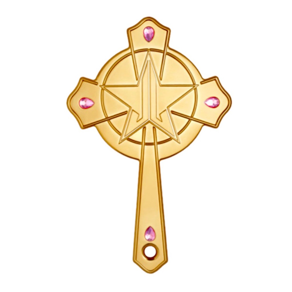 JSC Pink Religion Cross Mirror